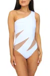 Envya Sweet Serenity One-piece Swimsuit In White In White