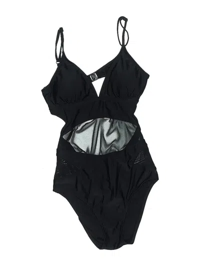 Pre-owned Envya Swimwear One Piece Swimsuit In Black