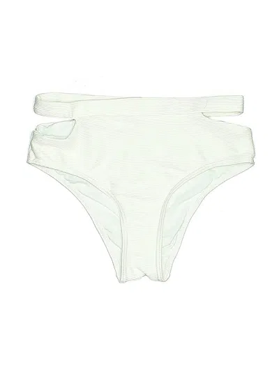 Pre-owned Envya Swimwear Swimsuit Bottoms In White