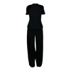 Enxhaline Black Ahmes Pants Set