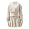 Enxhaline Black / Blue / Neutrals Inej Set In Beige Color