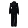 Enxhaline Black / Blue Xahari Set In Black Color