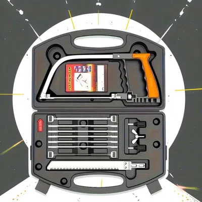 Enxt Devil Saw, Curve Saw, Multi Functional Saw, Outdoor Equipment, Mini Hand Saw, Woodworker Diy Saw, Wo In Black