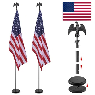 Enxt Interior Patchwork Flag In Black