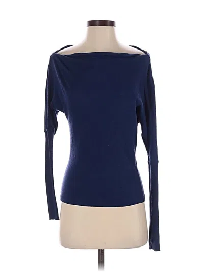 Pre-owned Enza Costa 3/4 Sleeve T-shirt In Blue