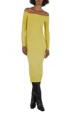 ENZA COSTA A COSTE DRESS IN YELLOW