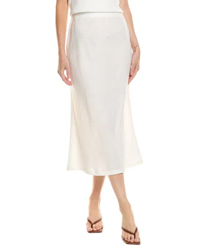 ENZA COSTA ENZA COSTA BIAS LINEN MIDI SKIRT