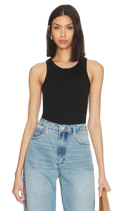 Enza Costa Bold Sheath Tank In Black