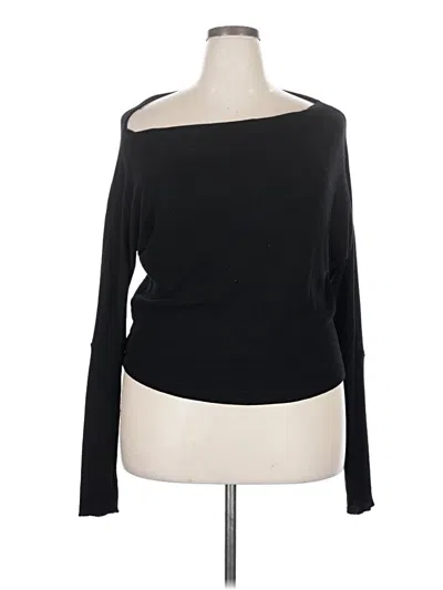 Pre-owned Enza Costa Cardigan Sweater In Black