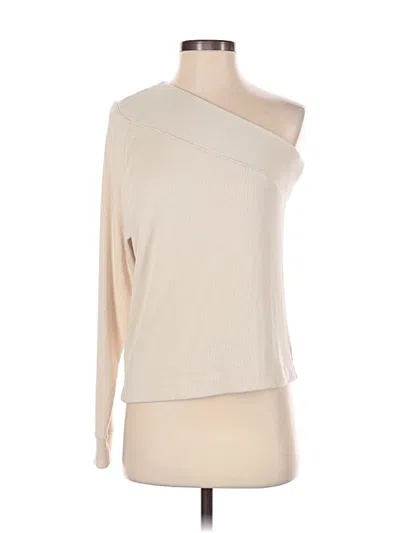 Pre-owned Enza Costa Cardigan Sweater In Tan