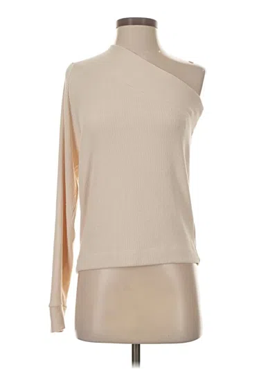 Pre-owned Enza Costa Cardigan Sweater In Tan