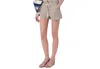 Enza Costa Cargo Romper In Gray In Gray
