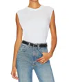 Enza Costa Cashmere Easy Vest In White In White