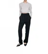Enza Costa Cashmere Fitted Cardigan In Heather Grey In Gray