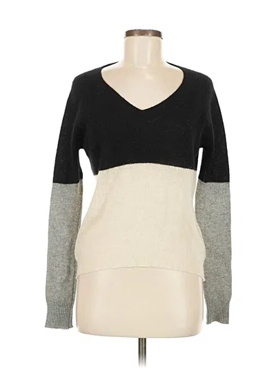 Pre-owned Enza Costa Cashmere Pullover Sweater In Black