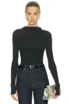 Enza Costa Cashmere Twist Top In Black