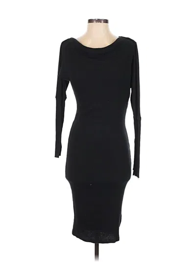 Pre-owned Enza Costa Casual Dress In Black