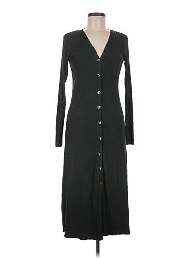 Pre-owned Enza Costa Casual Dress In Black