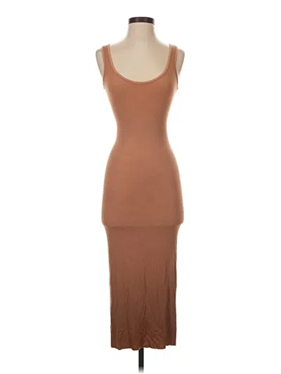 Enza Costa Casual Dress In Brown