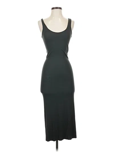 Pre-owned Enza Costa Casual Dress In Gray