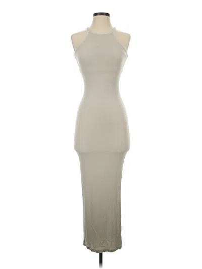 Pre-owned Enza Costa Casual Dress In Gray
