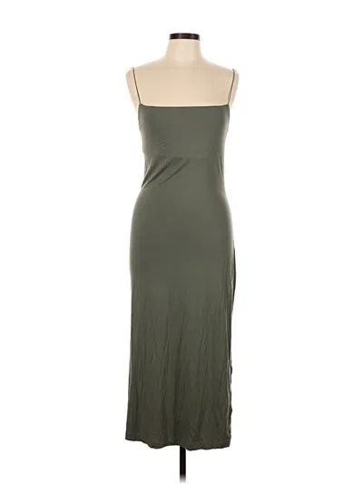 Pre-owned Enza Costa Casual Dress In Green