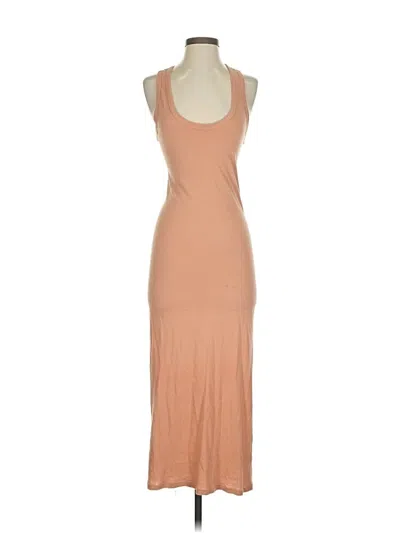 Pre-owned Enza Costa Casual Dress In Orange