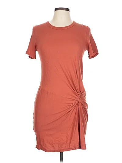 Pre-owned Enza Costa Casual Dress In Orange