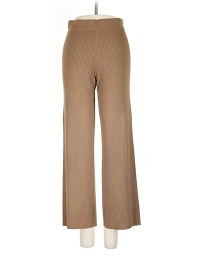 Pre-owned Enza Costa Casual Pants In Brown