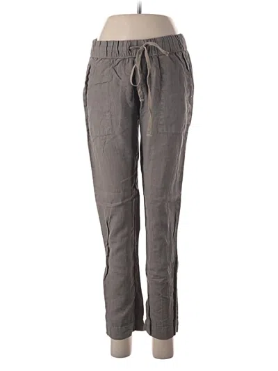 Pre-owned Enza Costa Casual Pants In Green