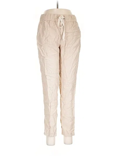 Pre-owned Enza Costa Casual Pants In Ivory