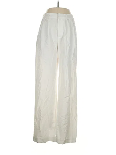 Pre-owned Enza Costa Casual Pants In White