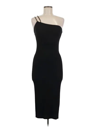 Pre-owned Enza Costa Cocktail Dress In Black