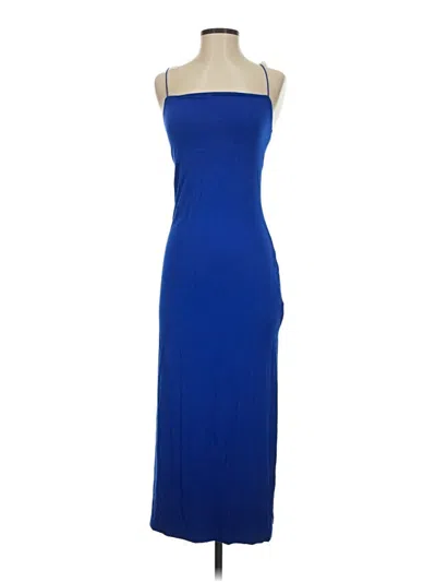Pre-owned Enza Costa Cocktail Dress In Blue