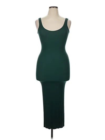 Pre-owned Enza Costa Cocktail Dress In Green