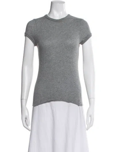 Pre-owned Enza Costa Crew Neck Short Sleeve T-shirt In Blue