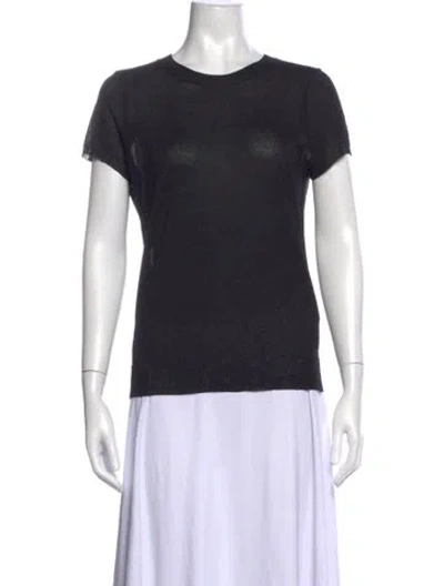 Pre-owned Enza Costa Crew Neck Short Sleeve T-shirt In Blue