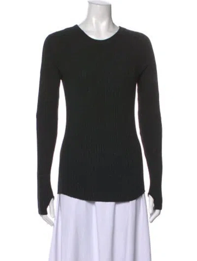 Pre-owned Enza Costa Crew Neck Sweater In Blue