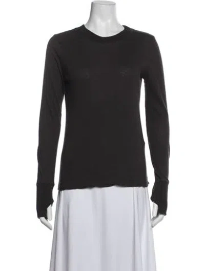 Pre-owned Enza Costa Crew Neck Sweater In Blue