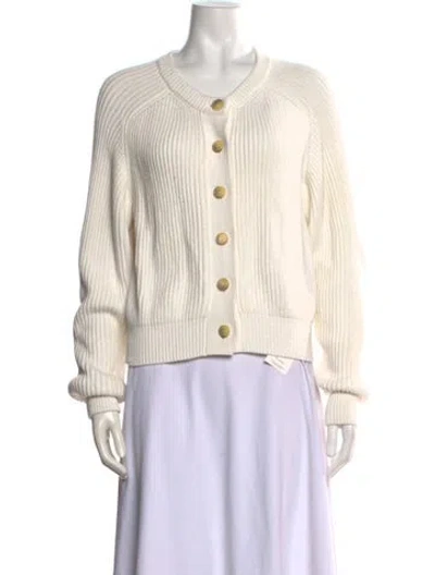 Pre-owned Enza Costa Crew Neck Sweater In Neutrals