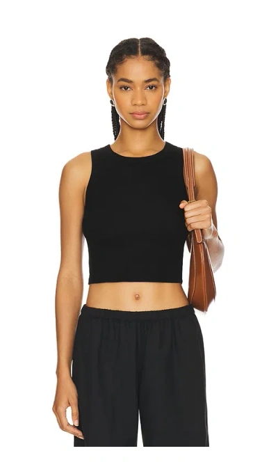 Enza Costa Cropped Bold Sheath In Black