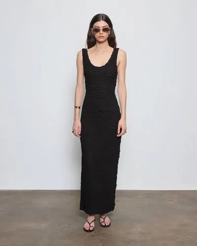 Enza Costa Dimension Tank Maxi Dress In Black