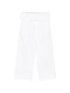 Enza Costa Drawstring Trousers In White