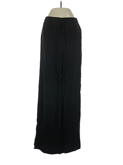Pre-owned Enza Costa Dress Pants In Black