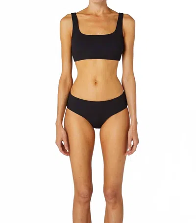Enza Costa Easy Bralette In Black