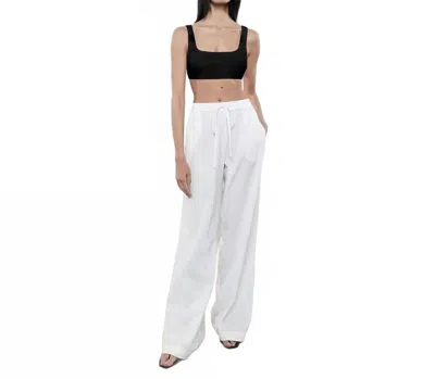 Enza Costa Easy Square Neck Bralette In Black