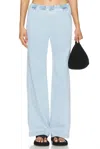Enza Costa Soft Denim Everywhere Pant In Blue
