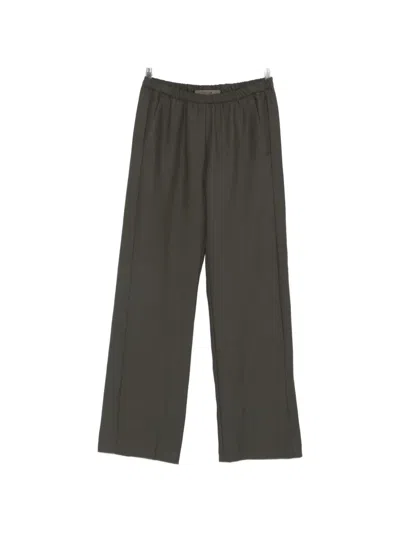 Enza Costa Elastic-waistband Trousers In Green