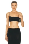 Enza Costa Essential Bra Top In Black