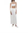 Enza Costa Essential Bralette In White In White